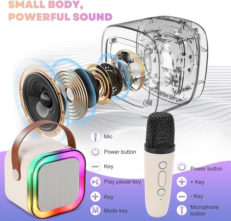 YGM Acoustic Foams Portable Kids Karaoke Speaker - Image 3