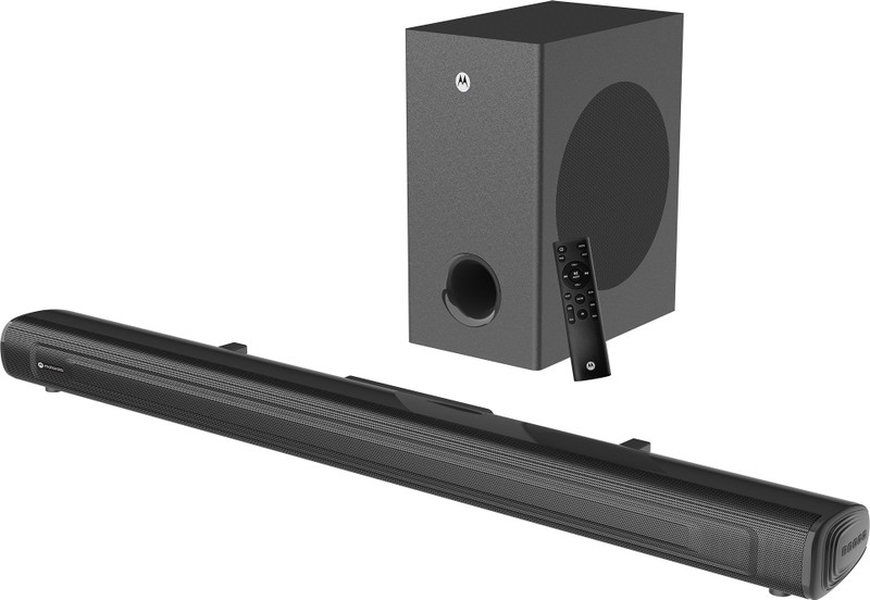 MOTOROLA AmphisoundX Vibe 220 W Bluetooth Soundbar Black, 2.1 Channel
