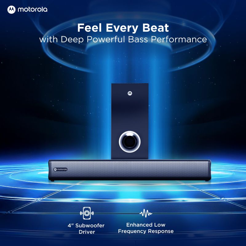 Motorola AmphisoundX Vibe 120W Bluetooth Soundbar - Image 5