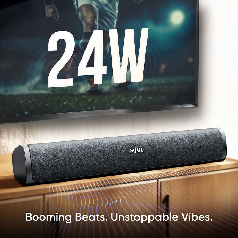 Mivi Fort S24 24W Bluetooth Soundbar - Image 5