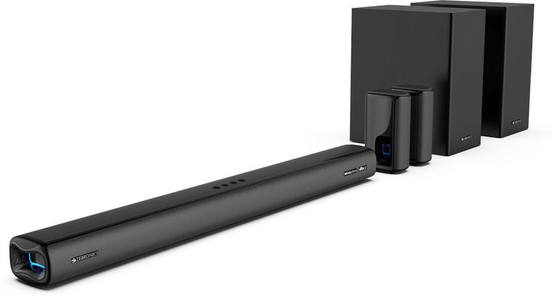 ZEBRONICS Juke Bar 9900 (SBSPK C3) DTS X, Dolby Atmos, 2x Wireless Subwoofer & Satellites 725 W Bluetooth Soundbar (Black, 5.2.4 Channel) - Image 4