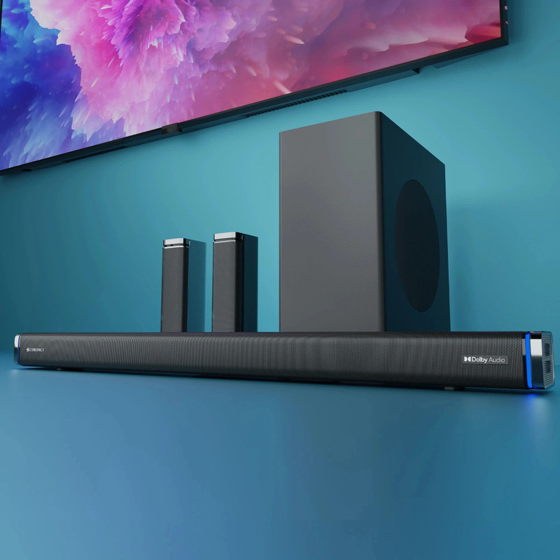 ZEBRONICS ZEB-Juke bar 9530WS Pro Dolby 5.1 550 W Bluetooth Soundbar (Black, 5.1 Channel)