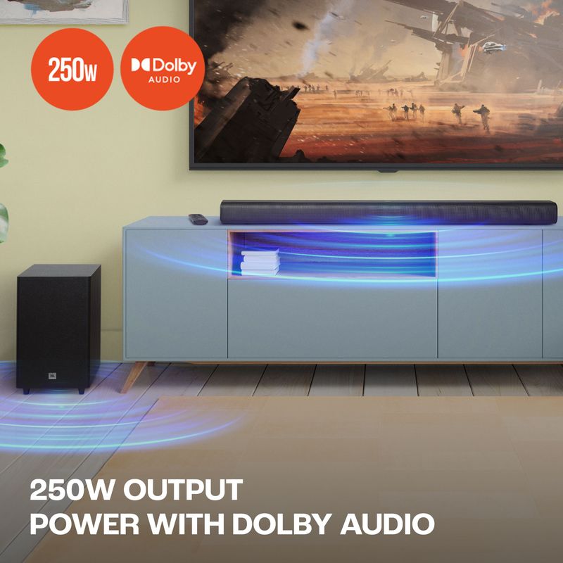 JBL Cinema SB550 3.1 channel with Wireless Subwoofer,HDMI 250 W Bluetooth Soundbar - Image 5