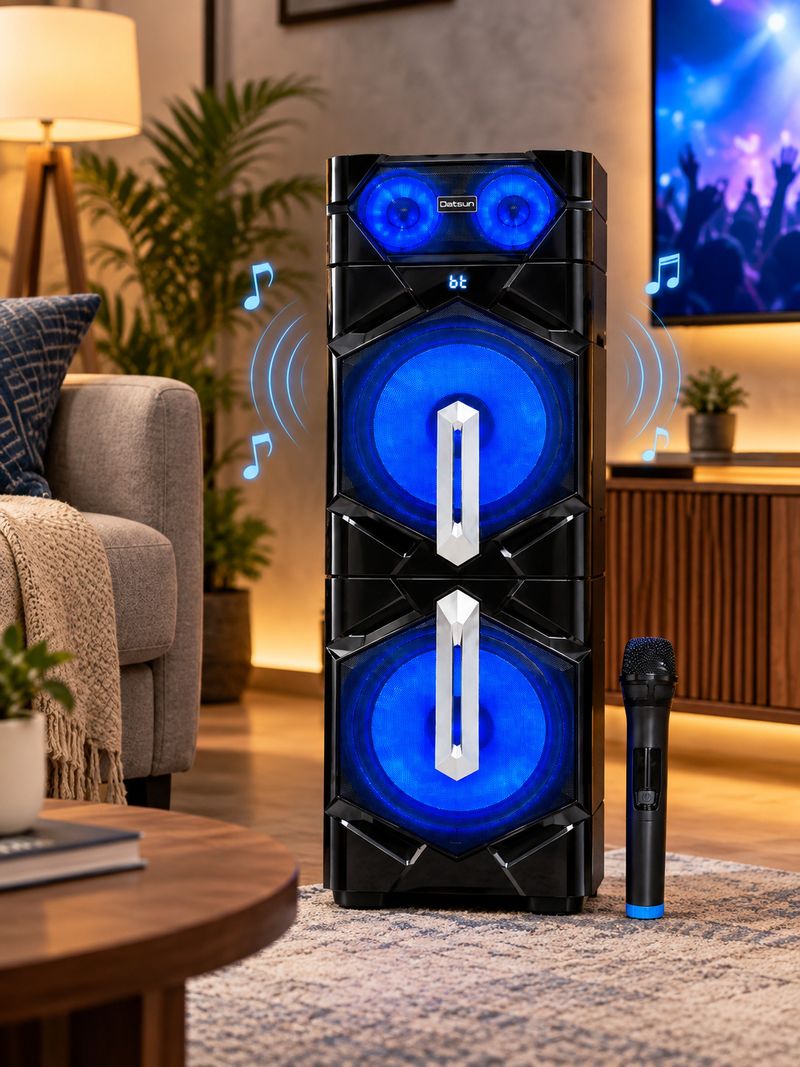 Dotsun HEXA 10 inch double woofer with RGB lights - Image 6