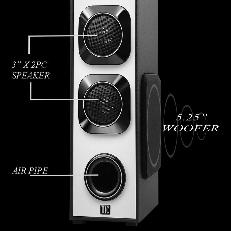 UIC TWR-5110 70W 80W Bluetooth Tower Speaker (Black) - Image 6