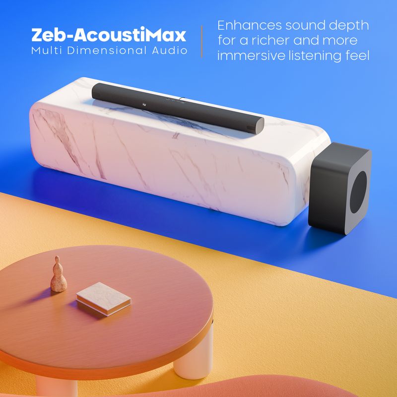 ZEBRONICS Juke Bar 9890 Wireless Subwoofer & Satellites - Image 4