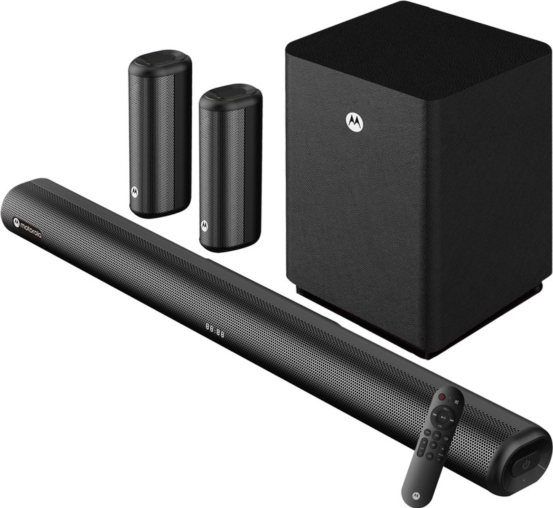 MOTOROLA AmphisoundX 350 W Bluetooth Soundbar Black, 5.1 Channel