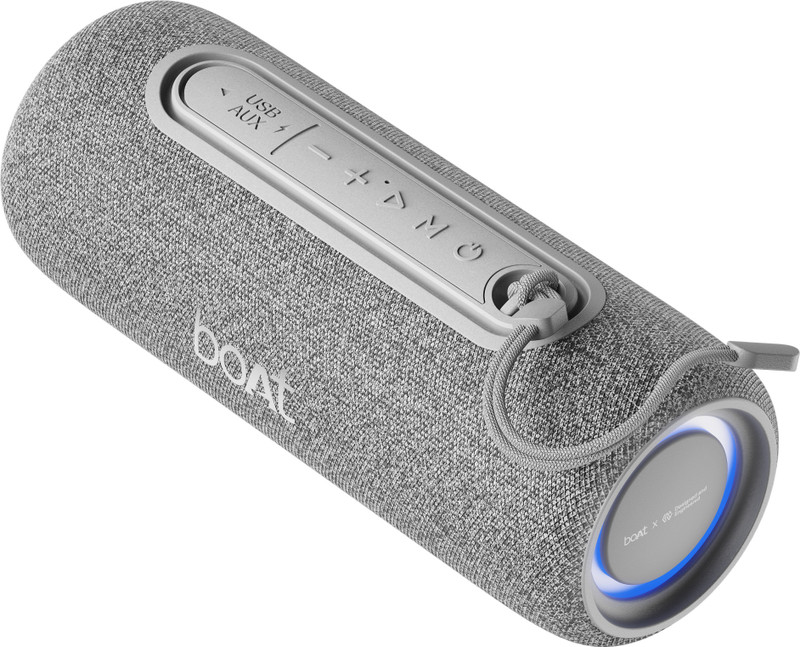 boAt Stone 350 Pro Plus Speaker,8H Battery,TWS Mode,Voice Assistant,With Mic,IPX5 16 W Bluetooth Speaker (Titanium Grey, Mono Channel)