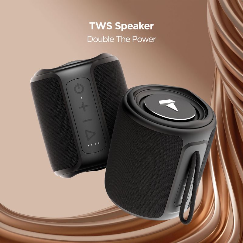 boAt Stone 350 10W Bluetooth Speaker Beige - Image 6