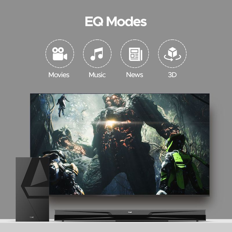 boAt Bar Quake Pro/Aavante 2.1 2450 Bluetooth Soundbar - Image 5
