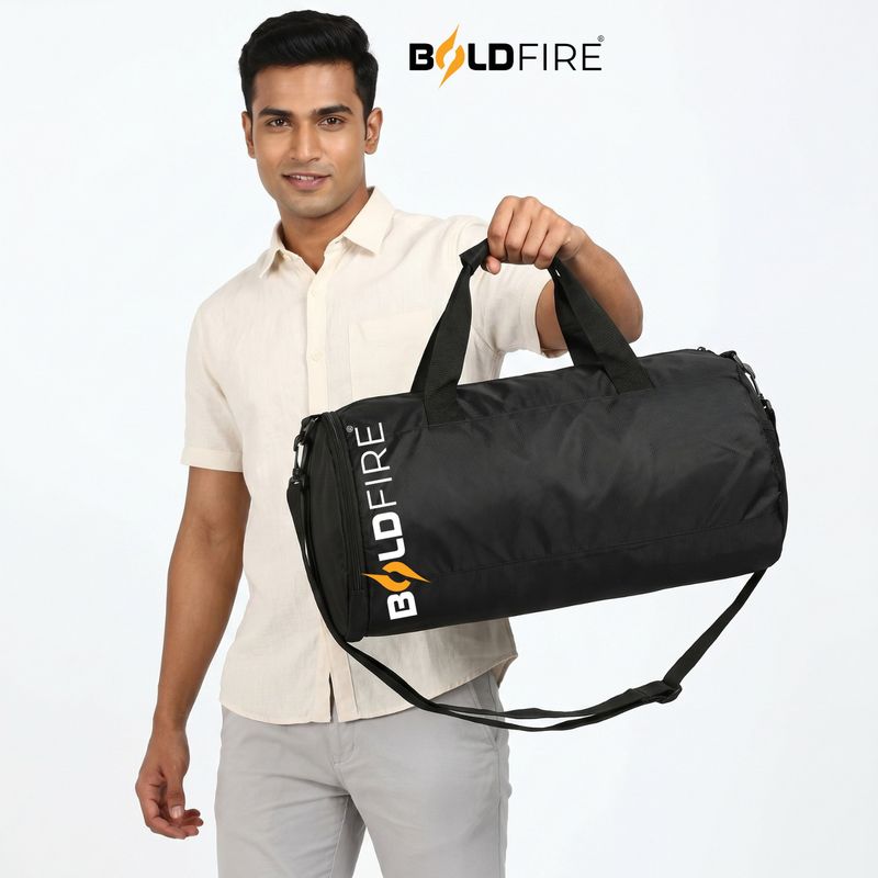 BoldFire Gym Bag for Men & Women with Shoes Compartment - Image 5