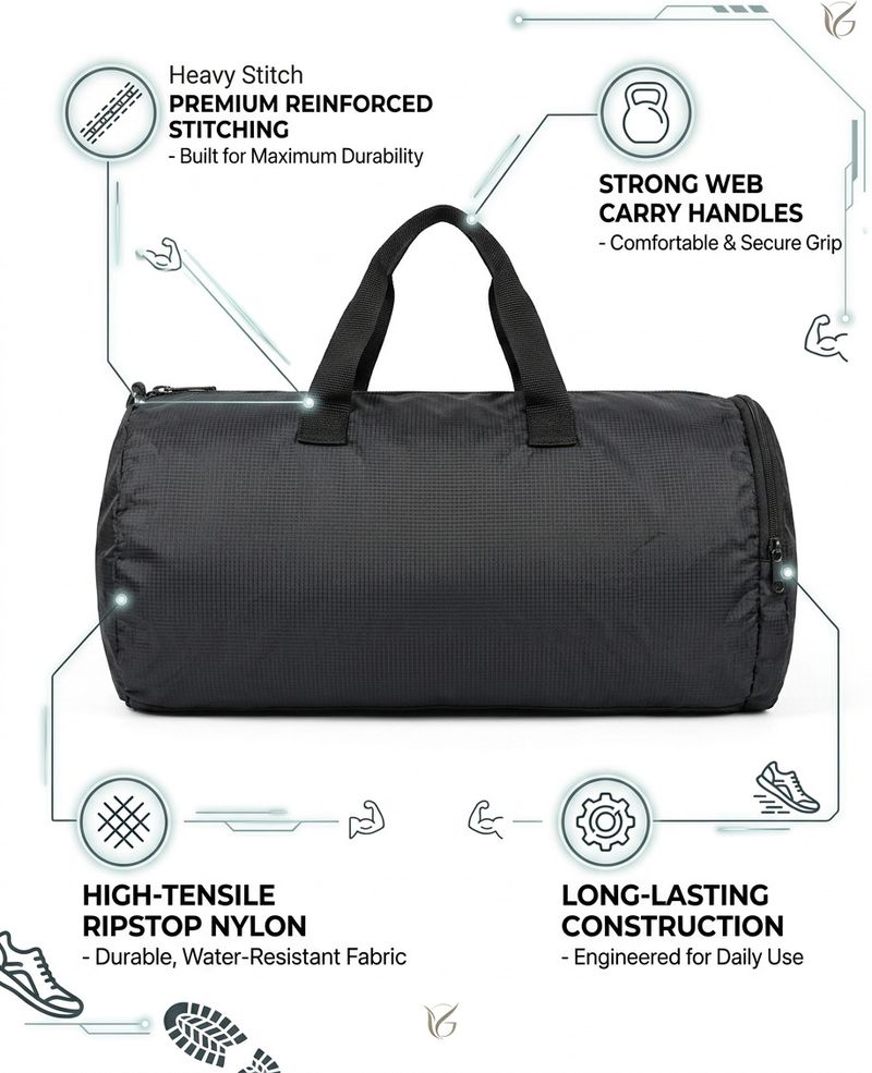 Rango 20L Duffle/Gym Bag for Men & Women - Image 4