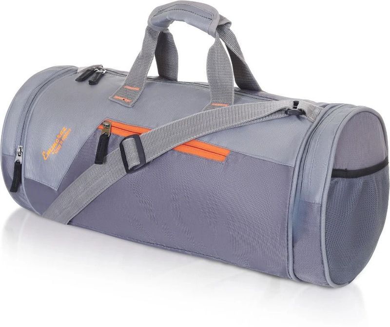 EMMCRAZ Gym Bags for Men & Women | Stunning Gym Bag | Water Resistant | Sports & Gym Bag (Grey, Kit Bag) - Image 6