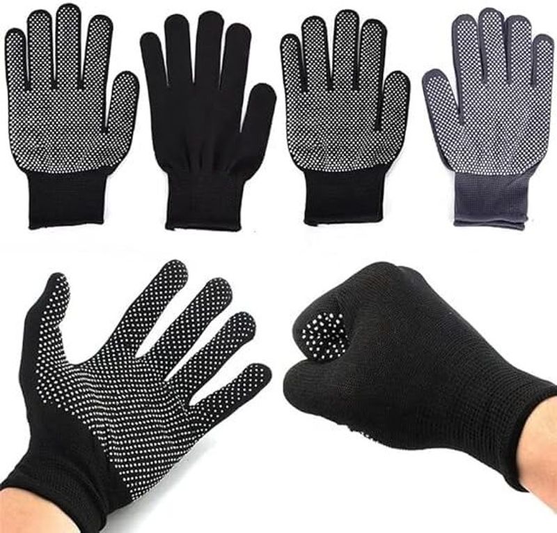STEFFER Tennis Cricket Batting Gloves Black - Image 5