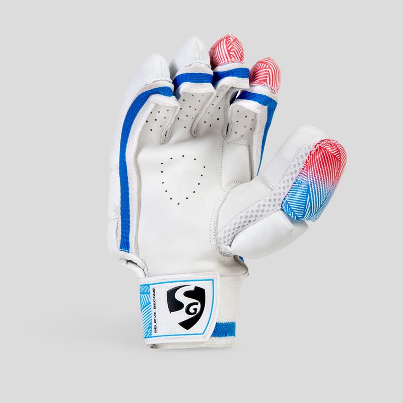 SG Junior LH Batting Gloves Blue - Image 4