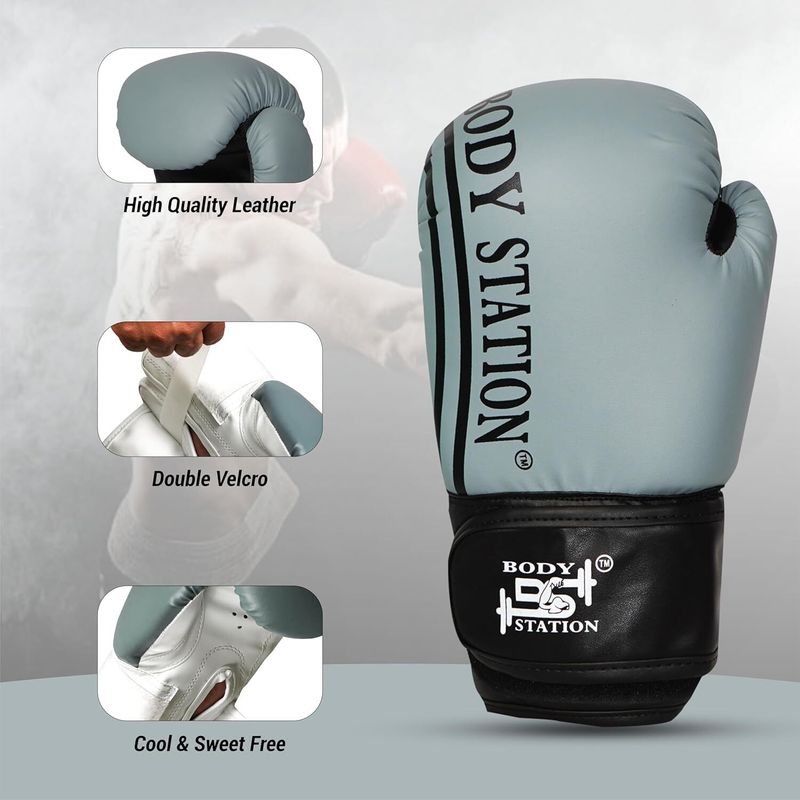 Faux Leather Training Boxing Gloves - Image 6