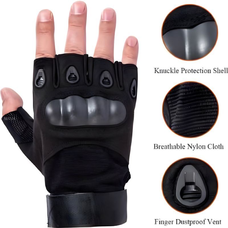 PSF SPORTS Half Finger Tactical Gloves - Image 3