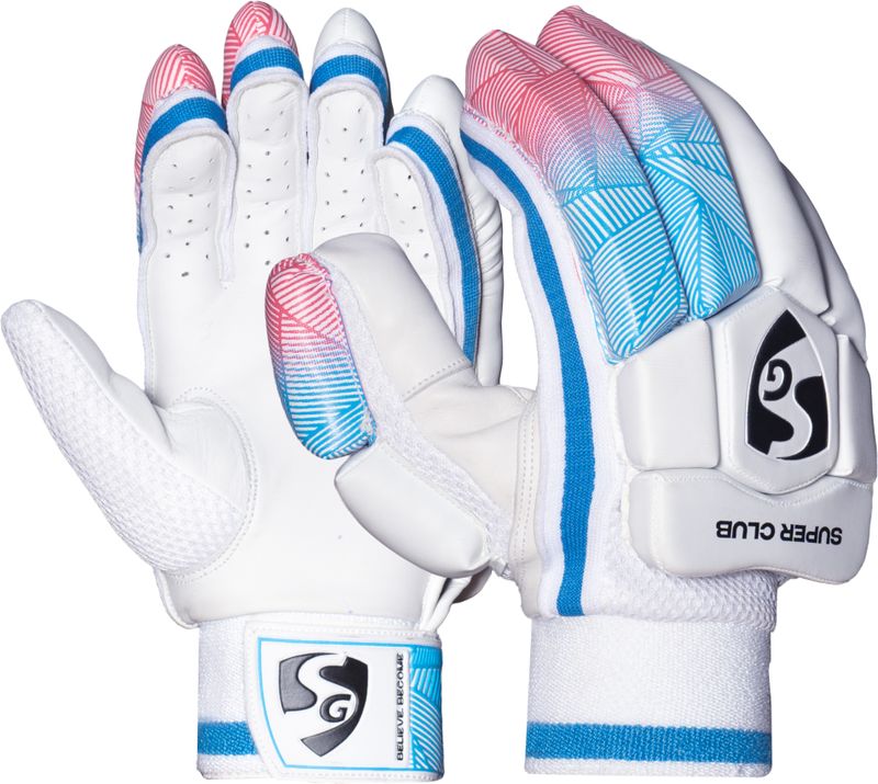 SG Junior LH Batting Gloves Blue - Image 3
