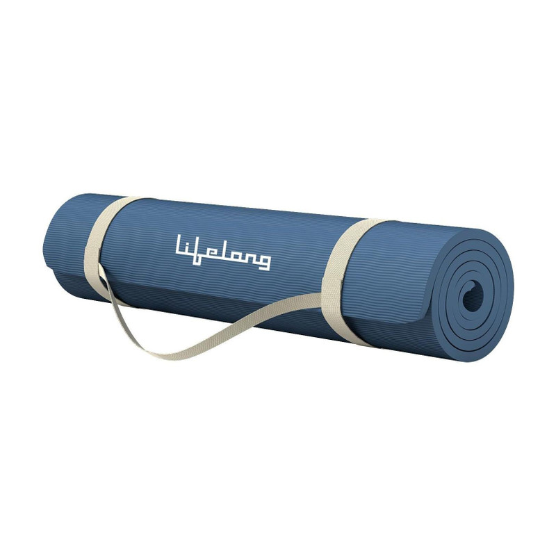 Yoga Mat for Gym, Yoga & Home Workout | EVA Material 4mm Thick Anti-Slip Blue 4 mm Yoga Mat