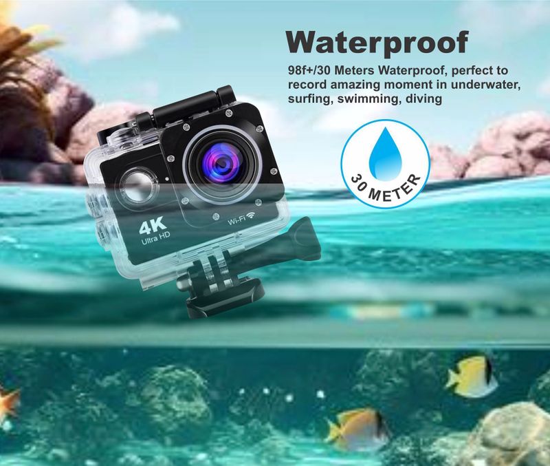 Zepto Professional Helmet 4K 16MP WiFi Action Cam - Image 4