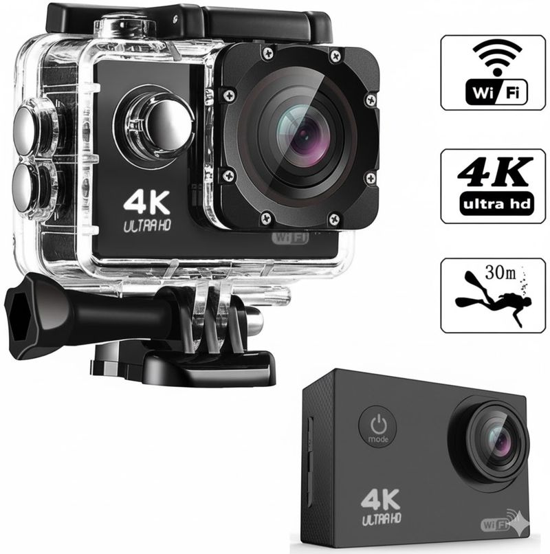 Zepto Professional Helmet 4K 16MP WiFi Action Cam - Image 2