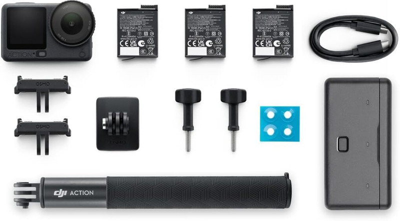 dji Osmo Action 6 Adventure Combo Sports and Action Camera Black, 38 MP