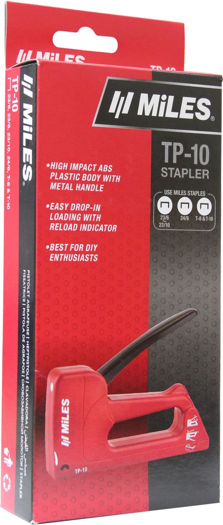 Miles TP-10 + 23/8-H pin Combo Cordless Stapler - Image 3