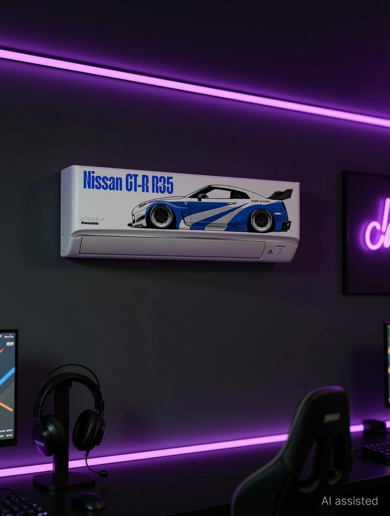 DEEYA CREATION 24 inch Nissan GT-R R35 Wall Sticker - Image 2