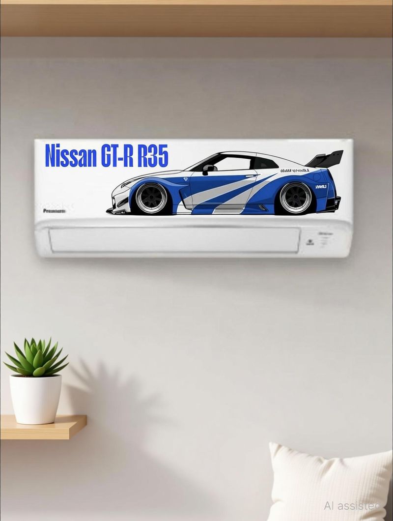 DEEYA CREATION 24 inch Nissan GT-R R35 Wall Sticker - Image 4