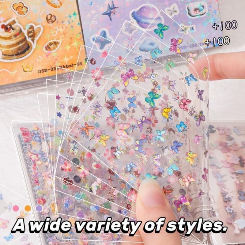 FunBlast 9.5 cm Mini Sticker Books with Tweezer - Image 4