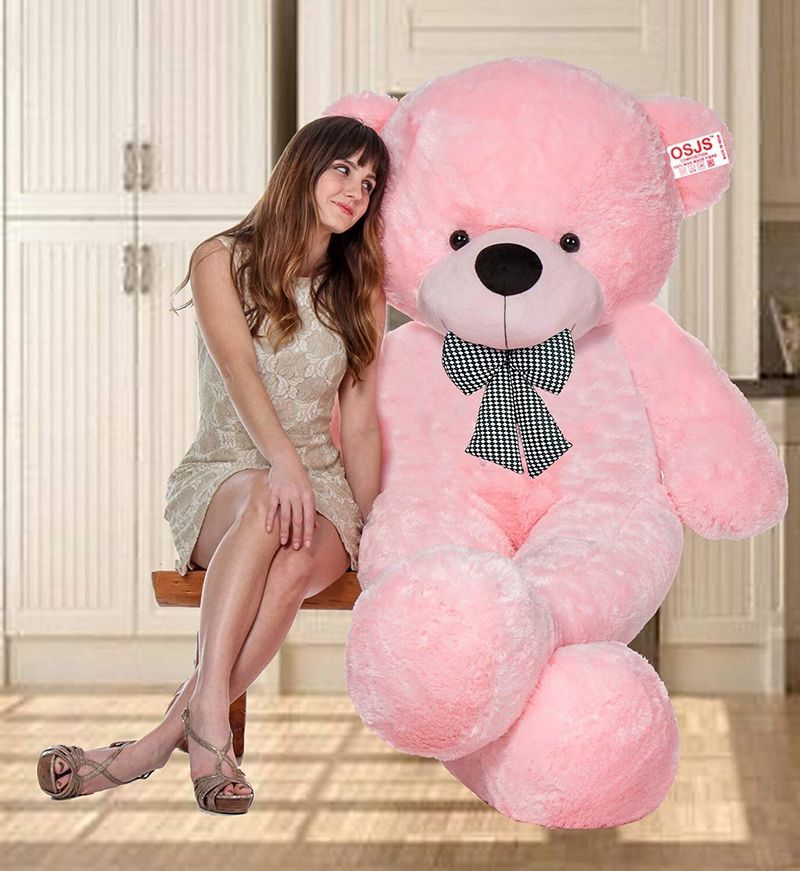 Osjs Soft Toys Lover Teddy Bear 3 Feet Pink - Image 2