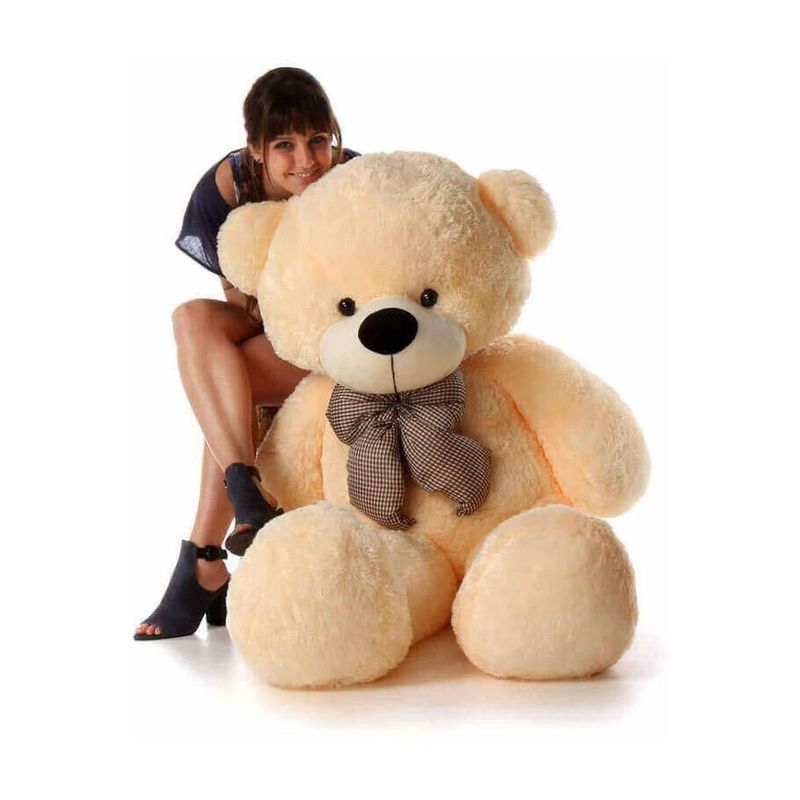 RSS SOFT TOYS 4 Feet Teddy Bear, Cream/Beige, 120 cm - Image 2