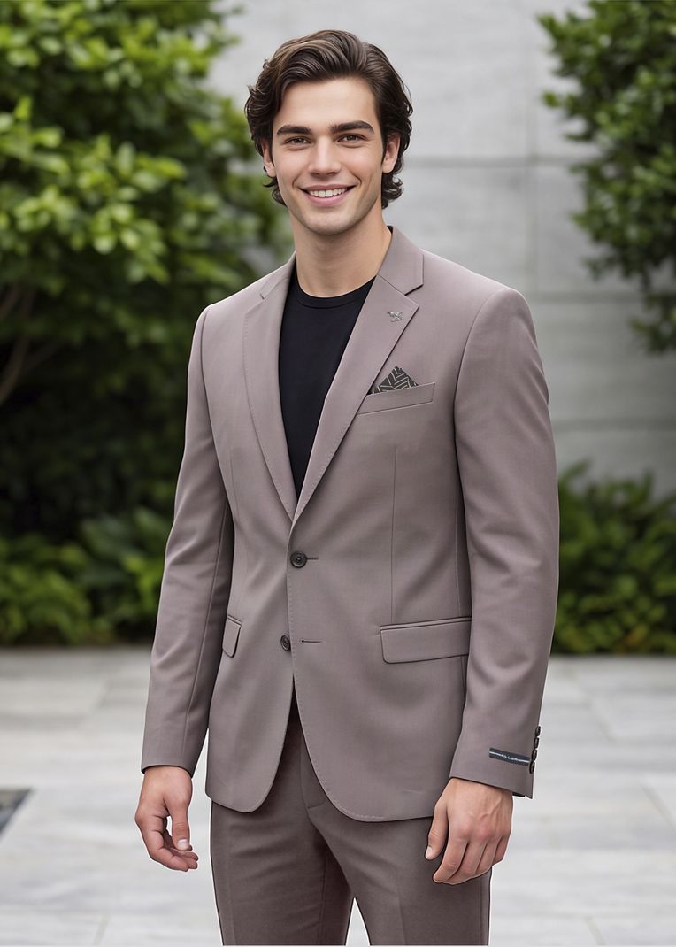 KILLER Men Slim Fit Blazer Suit - Image 5