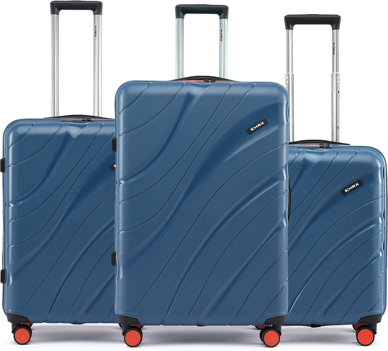 HRX HRX Hard Body Set of 3 Luggage 8 Wheels - Madrid Set of 3 (Small 58cm | Medium 66cm | Large 75cm)