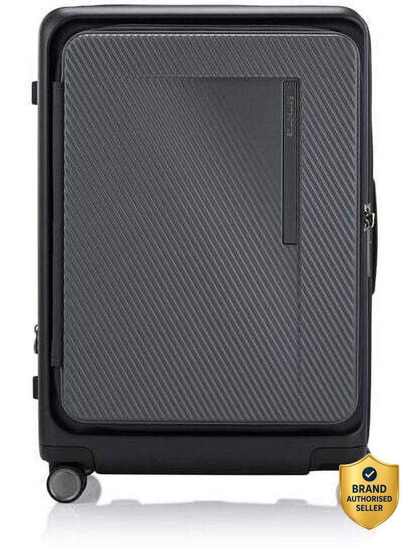 Samsonite SAMSONITE SAM ZIPPRIX FT SP55EXP GUN MTL Expandable Check-in Suitcase 8 Wheels - 20 inch