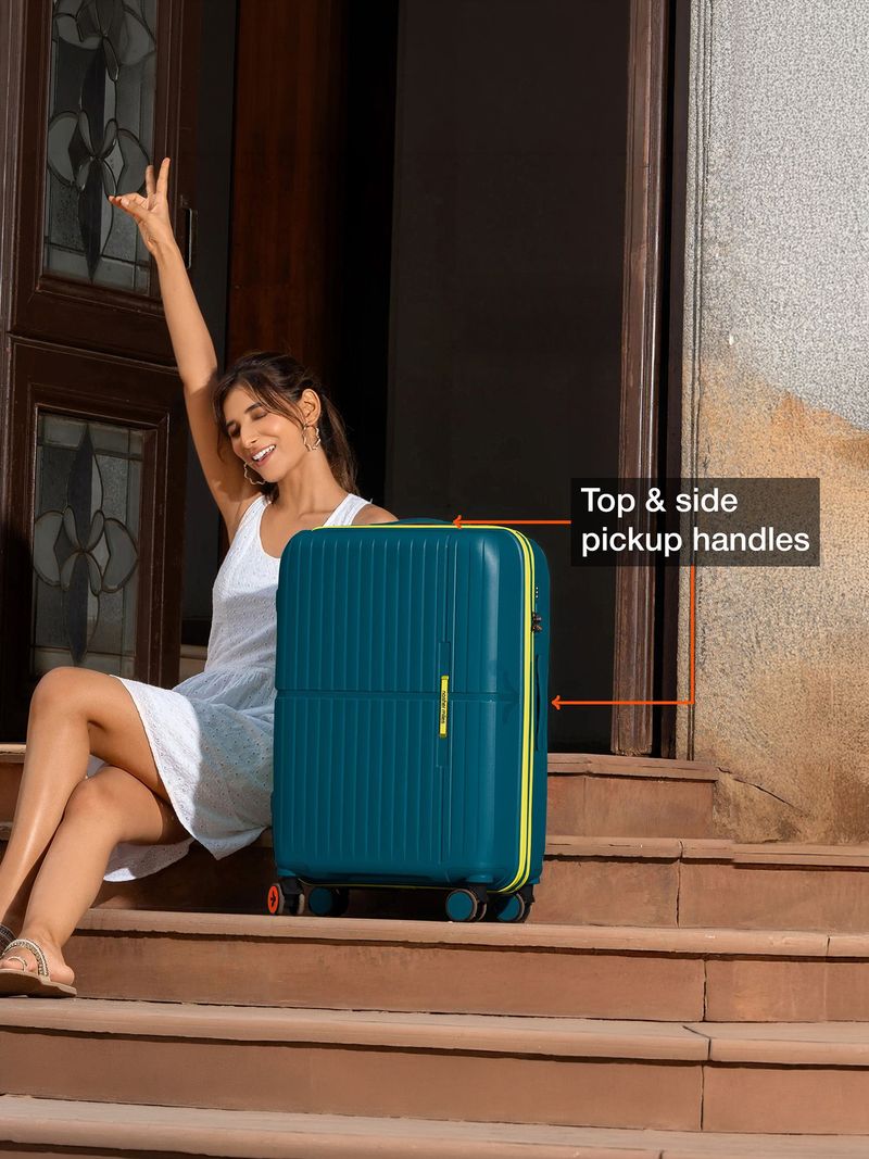 NASHER MILES 3 Navy Blue Luggage Set - Image 5