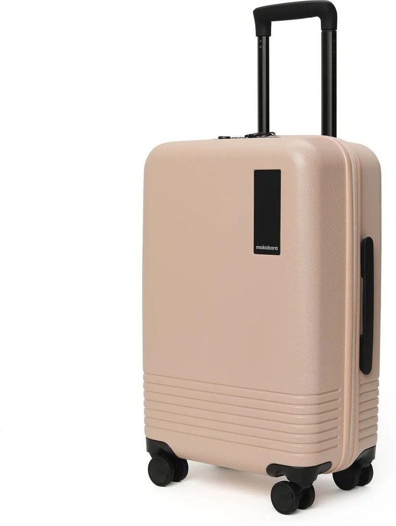 Mokobara Mokobara Cabin Suitcase (57.8 cm) 8 Wheels - The Cabin Hardsided Polycarbonate Carry-On Trolley (Sunnyside Yellow) - Yellow, Black