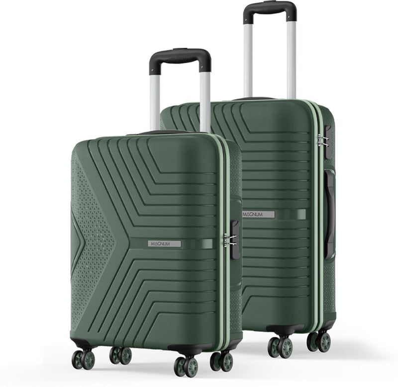 Magnum by SafariSafari Magnum Zeno (Small 55cm | Medium 66cm) 4W Cabin & Check-in Set 4 Wheels - 26 Inches
