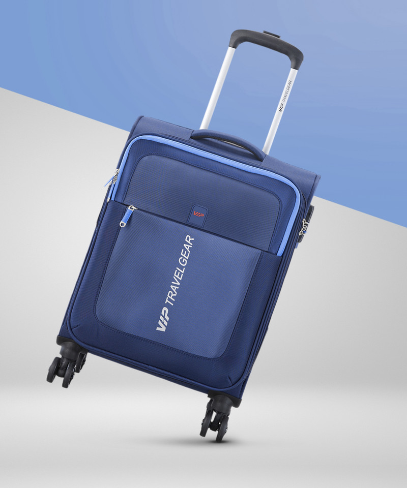 VIP VIP Small Cabin Suitcase (55 cm) 8 Wheels - Suprema 8W Str 55 Blue - Blue