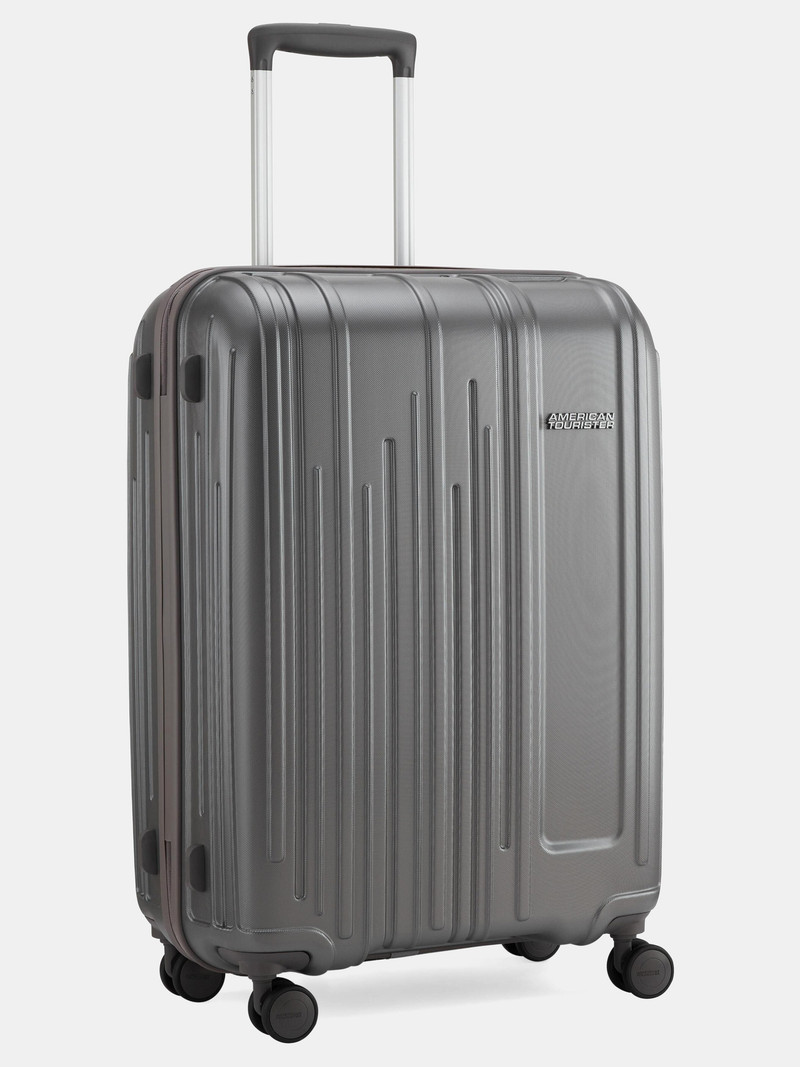 American Tourister AMERICAN TOURISTER Medium Check-in Suitcase (67 cm) 8 Wheels - HAMILTON - Silver