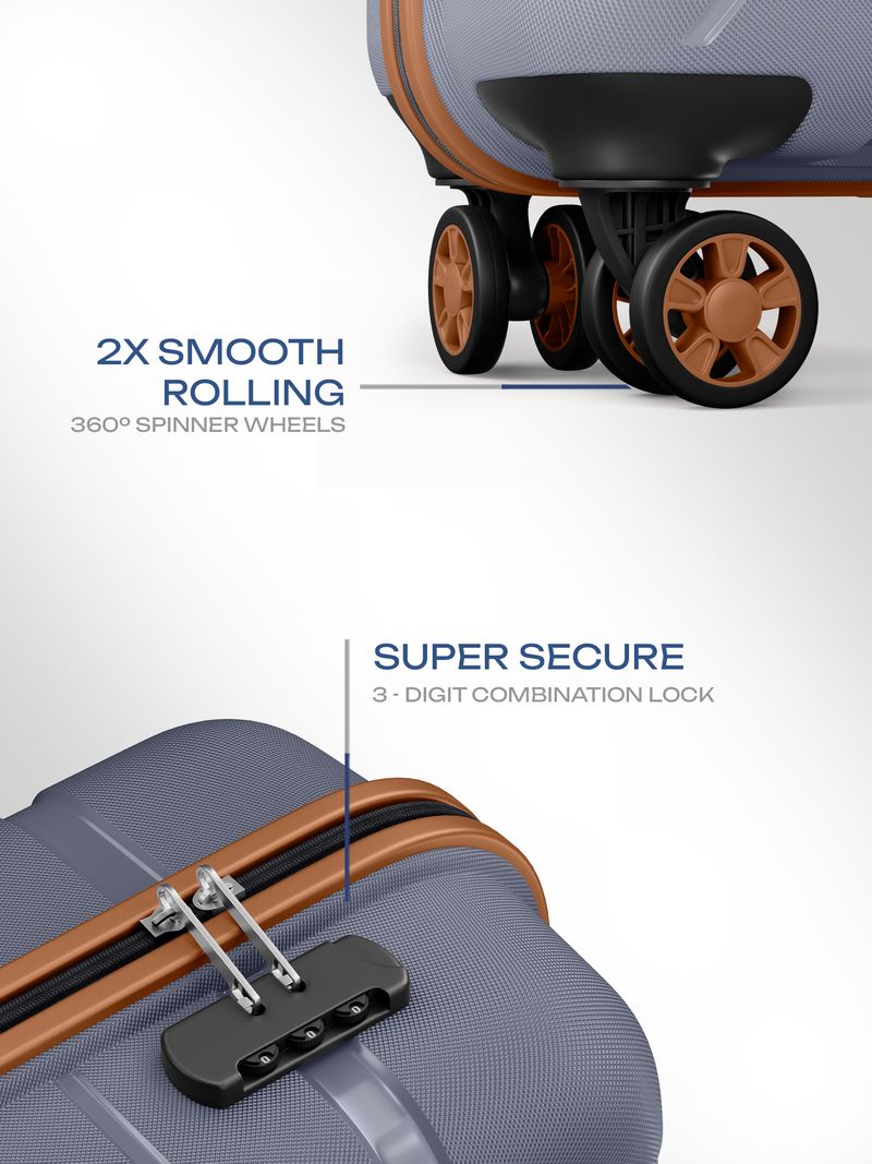 SAFARI Medium Check-in Suitcase 65 cm 8 Wheels Brown - Image 5