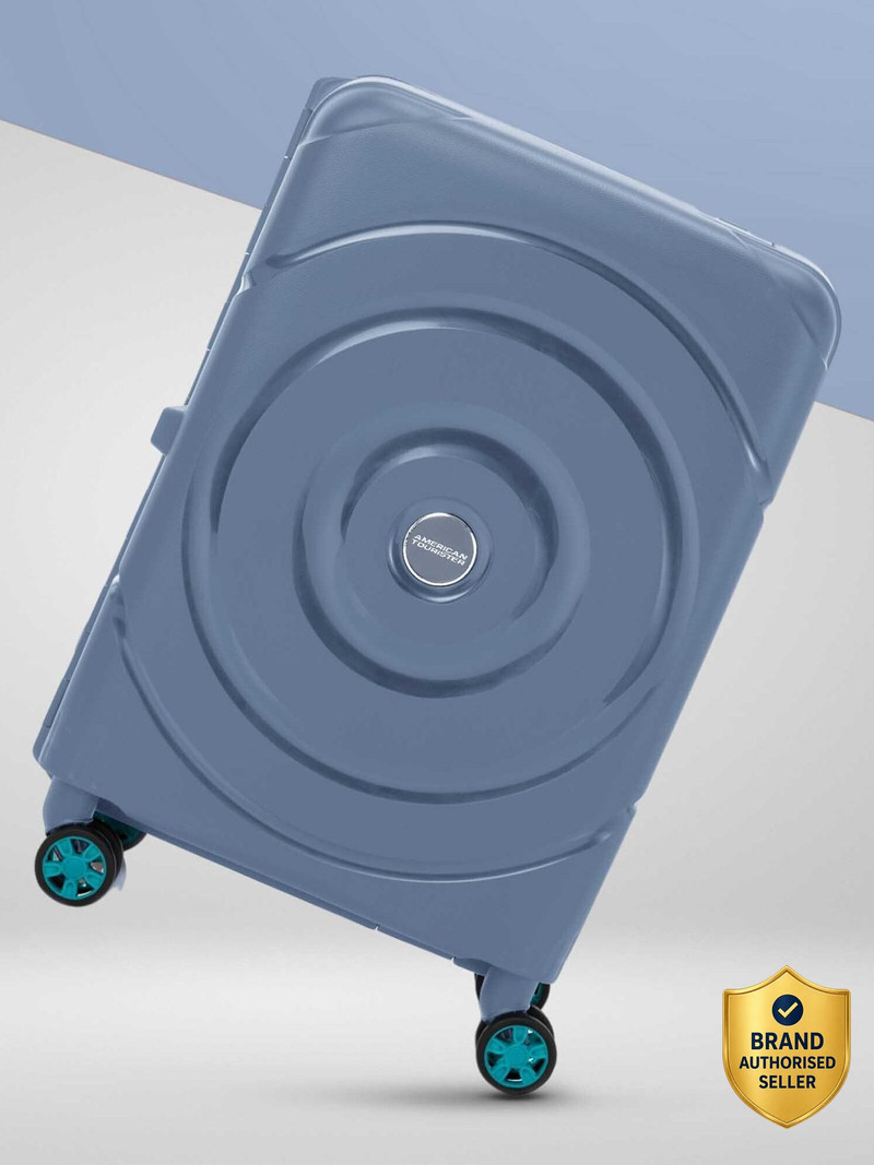 AMERICAN TOURISTER Circurity Check-in Suitcase 8 Wheels - 27 inch GREY - Price in India | Flipkart.com