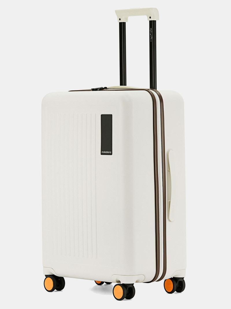 Mokobara Mokobara Medium Check-in Suitcase (64 cm) 8 Wheels - The Transit Check-in 2.0 - White