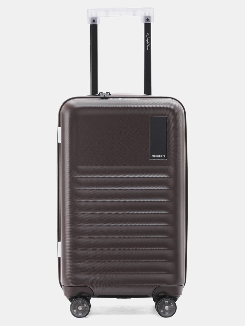 Mokobara Mokobara Small Cabin Suitcase (55.5 cm) 8 Wheels - The Aisle Trunk - Cabin - Brown