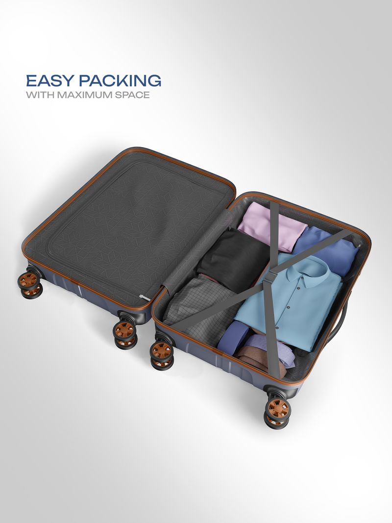 SAFARI Medium Check-in Suitcase 65 cm 8 Wheels Brown - Image 4