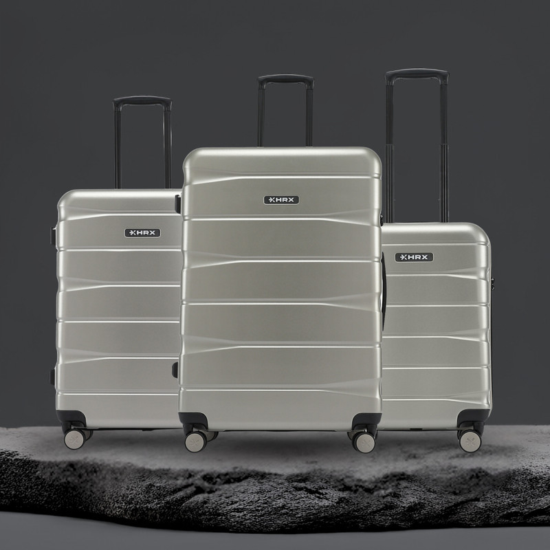 HRX HRX Hard Body Set of 3 Luggage 8 Wheels - Brute Set of 3 (Small 58cm | Medium 66cm | Large 75cm)
