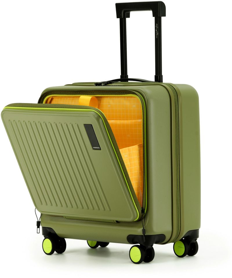 Mokobara Mokobara Small Cabin Suitcase (48 cm) 8 Wheels - The Transit Cabin Overnighter 2.0 - Green