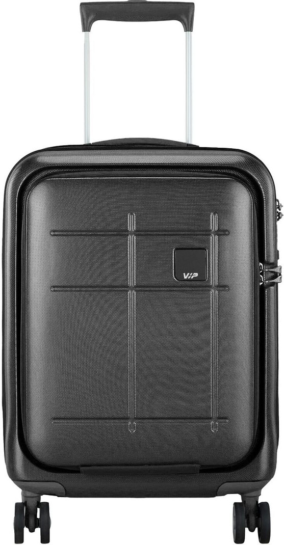 VIP VIP Small Cabin Suitcase (55 cm) 4 Wheels - ZORRO STROLLY 55 360° JBK - Black
