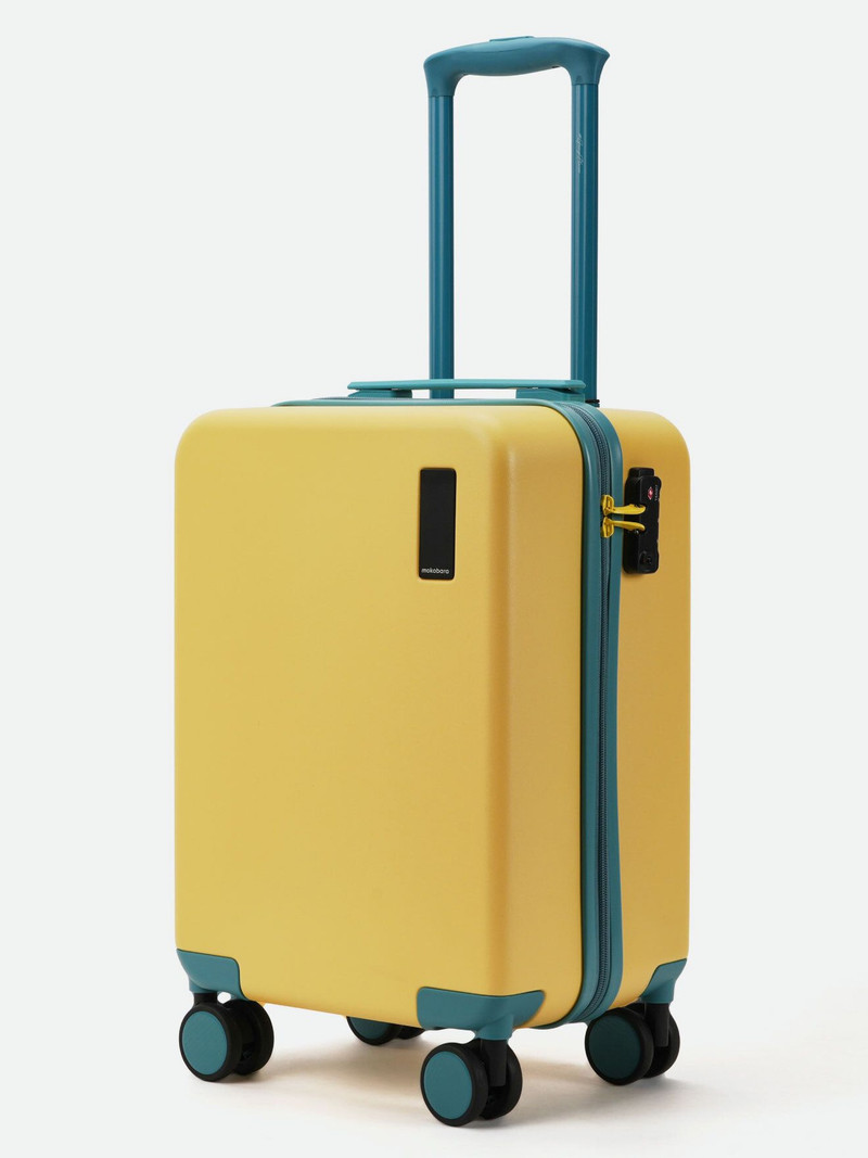 Mokobara Mokobara Small Cabin Suitcase (51 cm) 8 Wheels - The Moko Blocks(7-12 years) - Yellow