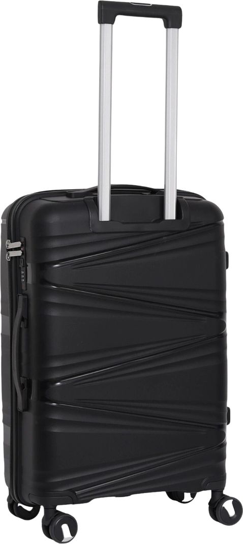 KILLER Medium Check-in Suitcase 66cm 4-Wheels Black - Image 4